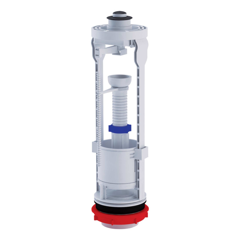 Арматура ANI Plast WC7030M без клапана, хромированная кнопка купить в ...