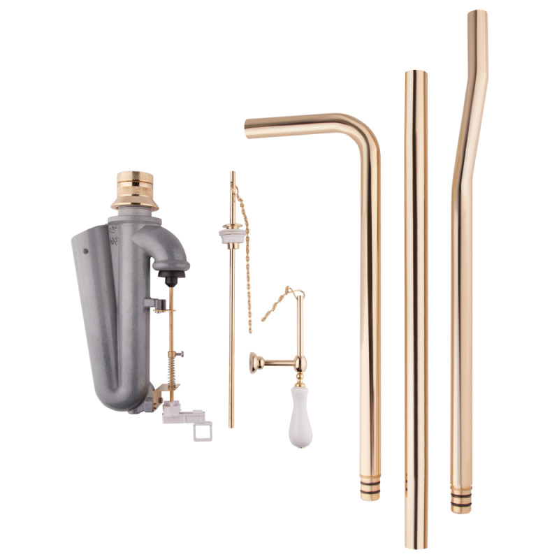 Комплект - наборной/сливной механизмы Azzurra Charme B1900TO с трубами ...