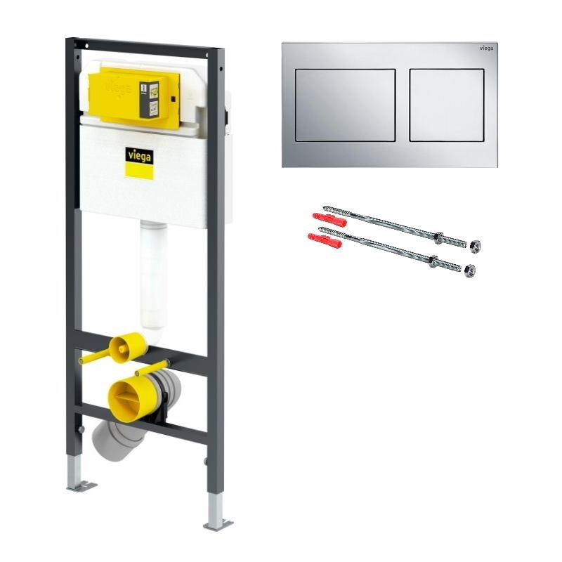 Комплект инсталляции для унитаза Prevista Dry 771973 (3 в 1), клавиша ...