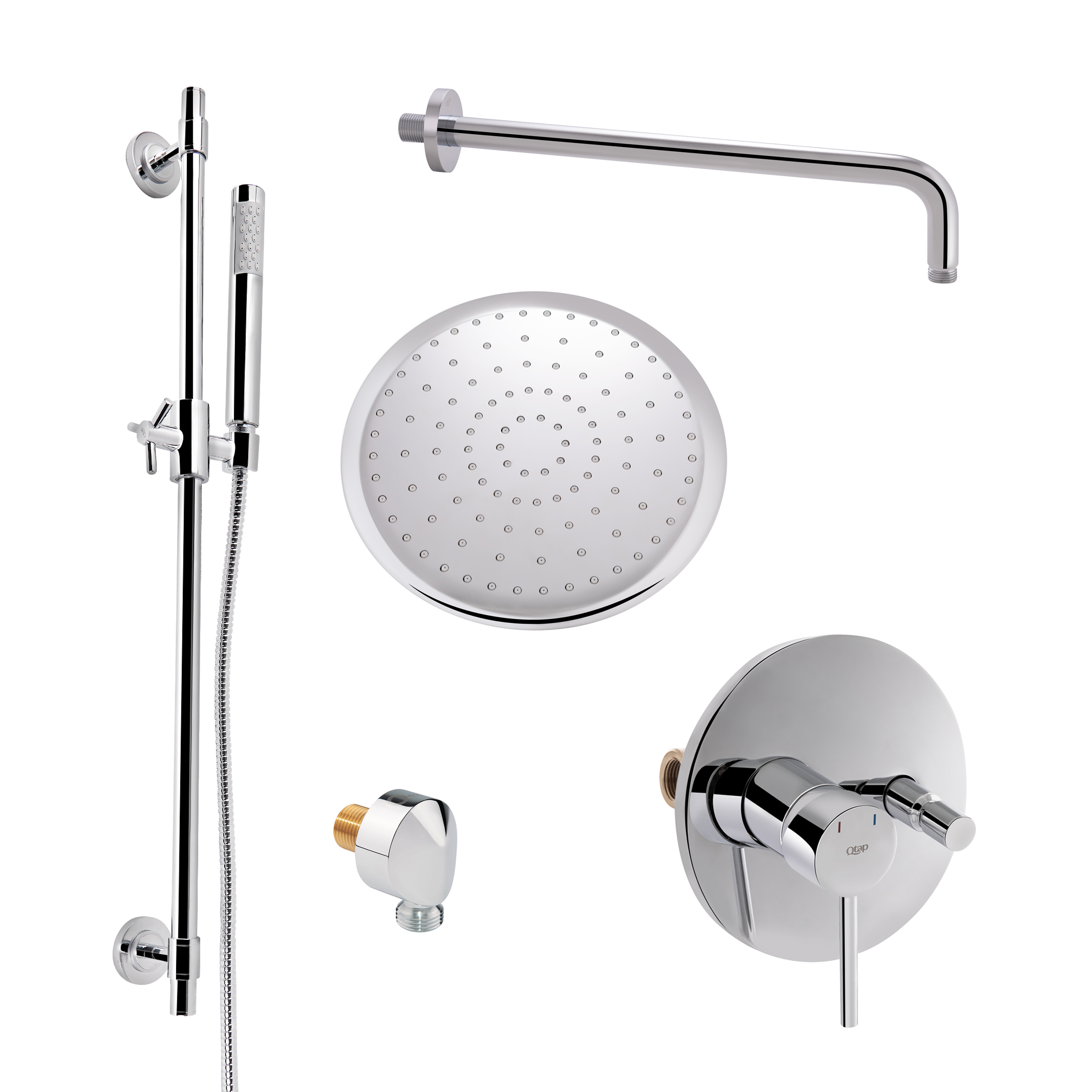 Комплект 5 в 1 душевая система скрытого монтажа Qtap 103 купить в ...
