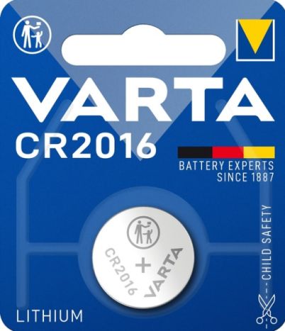 Батарейка VARTA CR 2016 BLI 1 LITHIUM ціна за 1шт - 1