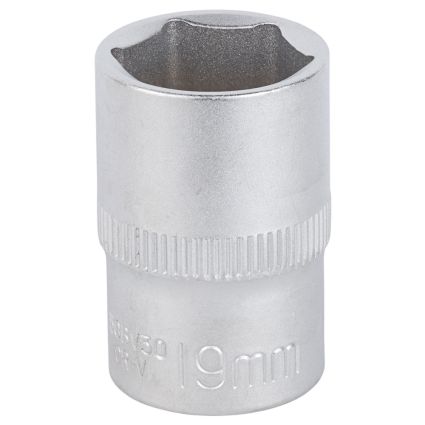 Насадка шестигранна коротка 1/2&amp;quot; 19мм CrV mid Sigma (6071191) - 1