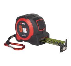 Рулетка магнитная обрезиненная QuickTape нейлоновое покрытие двустороннее полотно/зацеп автостоп 5м×32мм ULTRA (3821052)