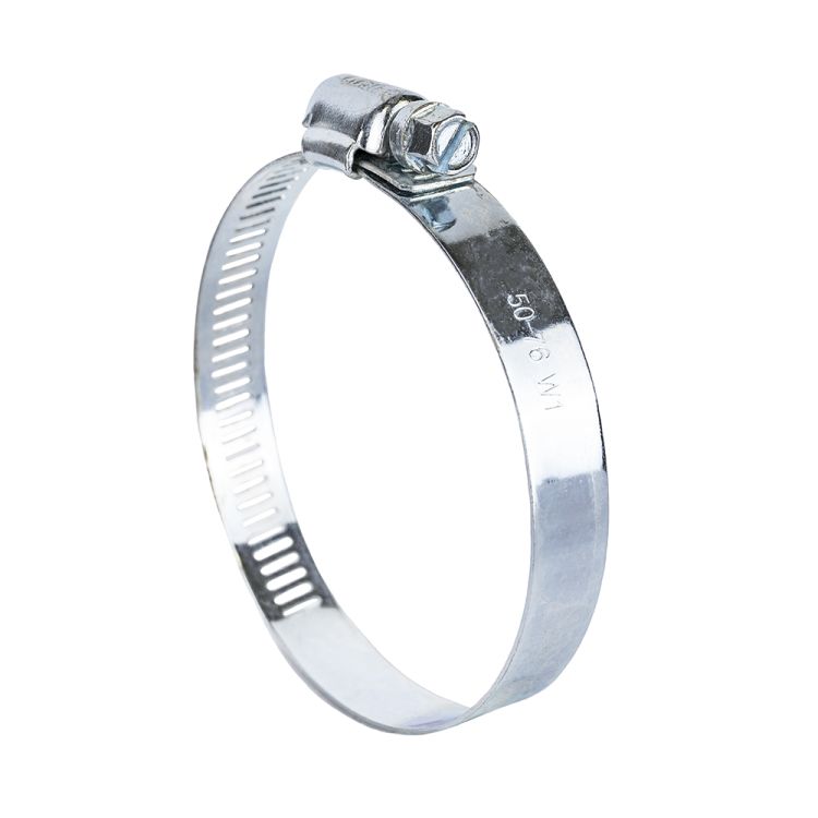 Хомут червячный оцинкованный 12,7мм D50-76мм 10шт Grad (2511465) - 1