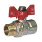 Кран шар.1/2&amp;quot; нв чм SANTAN Professional - 1