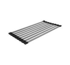 Сушарка на кухонну мийку Lidz Acsis LA12 Black, плоска основа, для посуду 430х216 мм LDACSLA12BLM49766