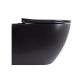 Унітаз підвісний Qtap Robin New Ultra Quiet безобідковий з сидінням Soft-close MATT BLACK QT13332381АSMB - 3