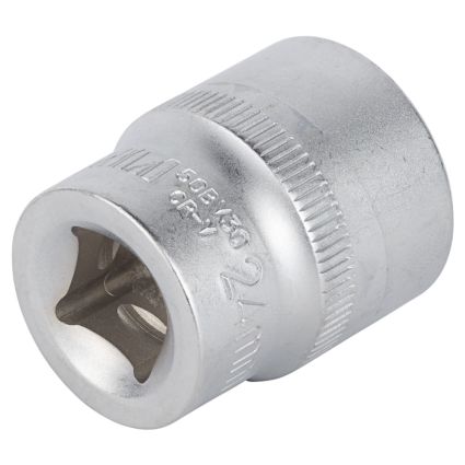 Насадка шестигранна коротка 1/2&amp;quot; 24мм CrV mid Sigma (6071241) - 4