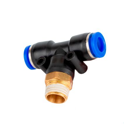 Штуцер цанговый (Т-образный) Ø6*6*6мм МТ 3/8&amp;quot; Sigma (7027341) - 1