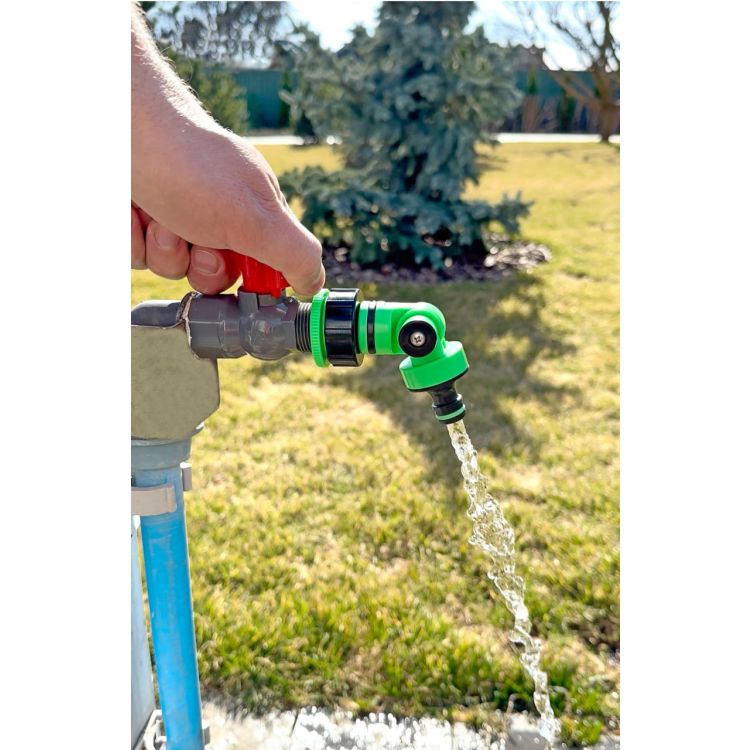 Фітинг Presto-PS поворотний адаптер для коннектора з внутрішньою різьбою 3/4-1 дюйм (4009) - 9