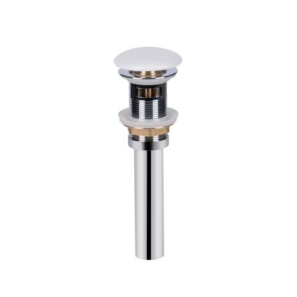 Донный клапан для для раковины Qtap LT-PU02 с переливом - 1