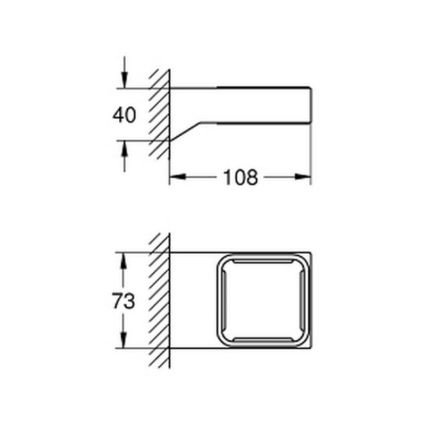 Тримач для аксесуарів Grohe Selection Cube 40865000 - 2