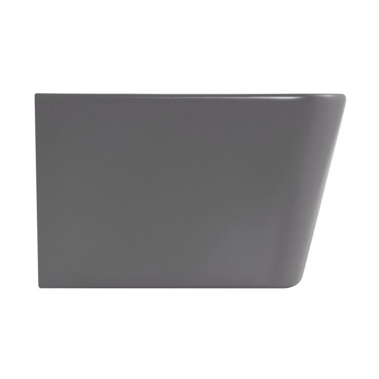 Біде підвісне Qtap Tern 520x350x330 мм, Stone grey QT17551303GSG - 4