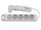 Л 4353 Удлинитель 4-й/3м с/з с кнопкой + USB LUXEL NOTA - 1