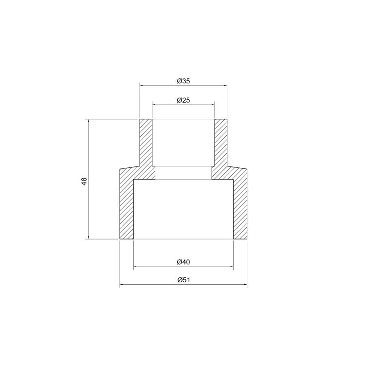 Муфта PPR Thermo Alliance 40х25 - 2