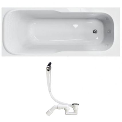 SENSA ванна прямоугольная 150*70 см + Сифон Viega Simplex для ванны - 1
