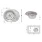 Кухонна мийка Brinex 5745 0,8 мм Satin (BRIN5745SAT08) - 2