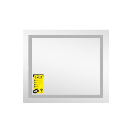 Дзеркало Lidz Kubis (KU1) 600х700 з LED-підсвічуванням Touch, з антизапотіванням, з димером, рег. яскравості LDKU60070049285 - 3