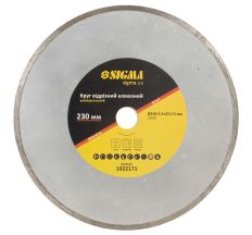 Круг отрезной алмазный универсальный Ø230х2.4х22.2мм, 6600об/мин Sigma (1922171)