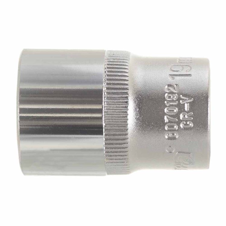 Насадка шестигранная короткая 1/2&amp;quot; 19мм CrV ULTRA (6070192) - 5