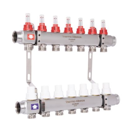 Колектор з витратомірами SD Plus 1&amp;quot; на 7 виходу нерж. - 3