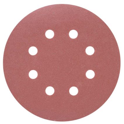 Шлифовальный круг 8 отверстий Ø125мм P240 (10шт) Sigma (9122711) - 1