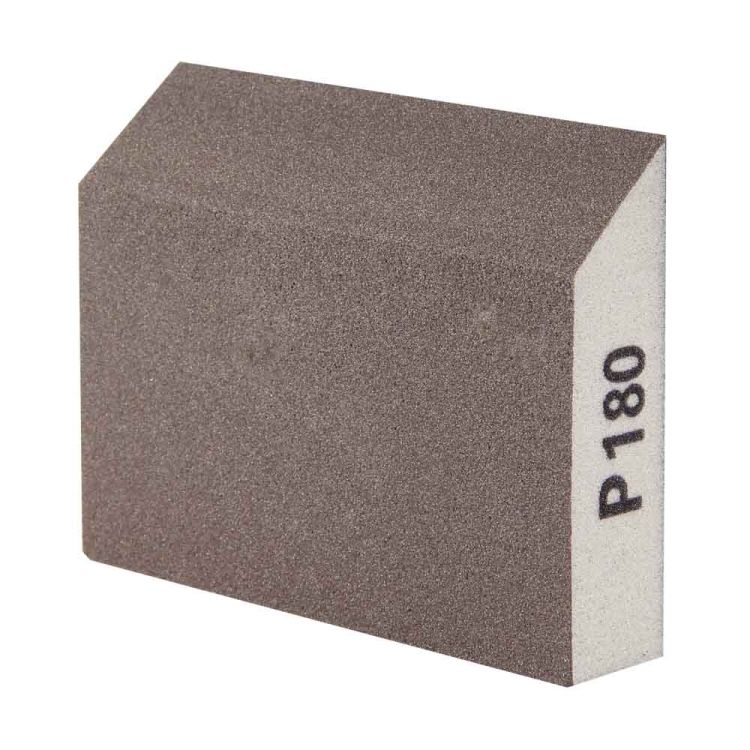 Шліфувальна Губка чотиристороння кутова 110×90×25мм P180 Sigma (9130491) - 2