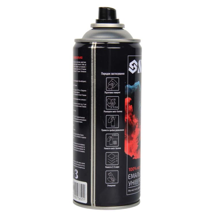 Эмаль аэрозольная акриловая хром 400мл бронзовый SIGMA (2736521) - 2