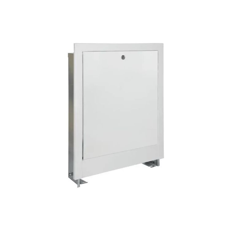 Шкаф коллекторный 770х600x120 (0,7 мм) внутренний №3 Белый глянец Thermo Alliance - 3