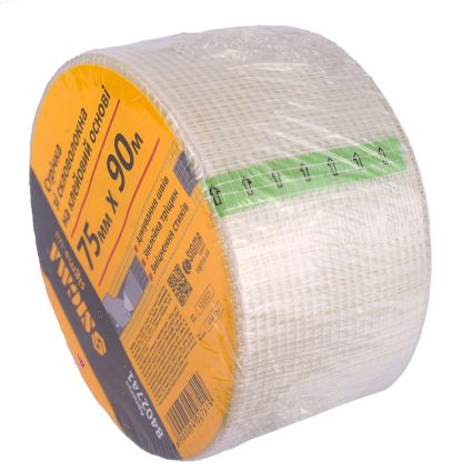 Лента стеклотканевая на клеевой основе 75ммх90м Sigma (8402741) - 3