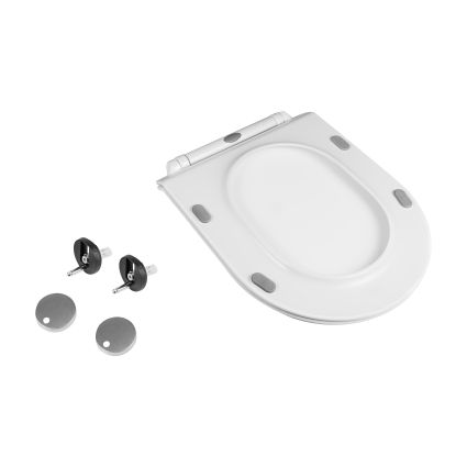 Сидіння для унітазу Qtap Presto з мікроліфтом Slim QT26991217AW - 6