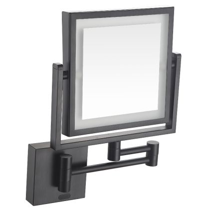 Зеркало квадратное с подсветкой, с датчиком движения, подвесное, de la noche - 1
