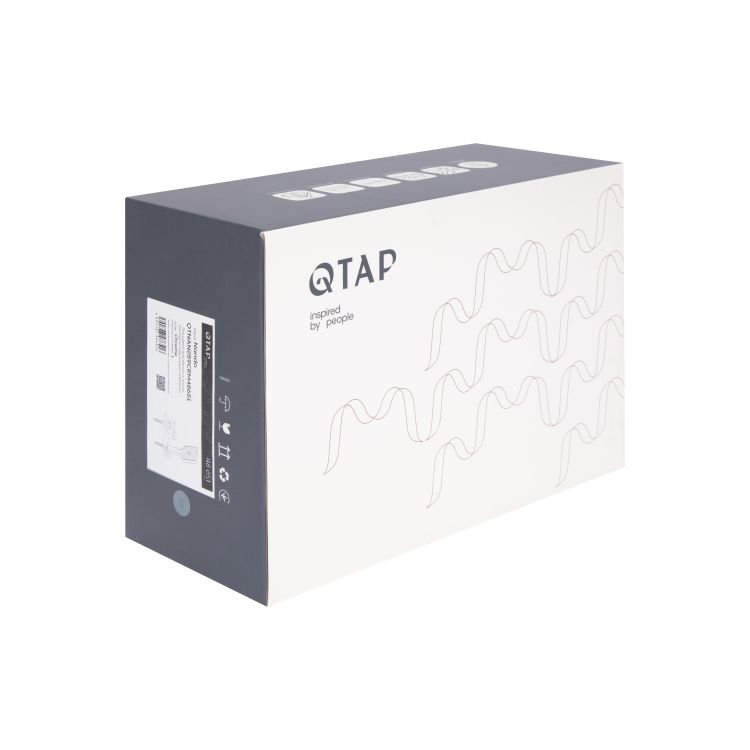 Змішувач для ванни Qtap Nando з душовим гарнітуром QTNAN259CRM48651 Chrome - 7