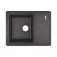 Кухонная мойка Lidz 620x435/200 BLA-03 (LIDZBLA03620435200) - 1