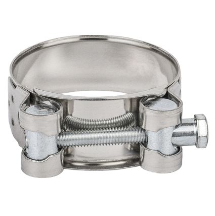 Хомут силовой нержавеющий 22мм Ø52-55мм SIGMA (2508171) - 2