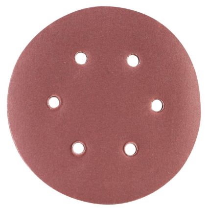 Шлифовальный круг 6 отверстий Ø150мм P180 (10шт) Sigma (9122291) - 1