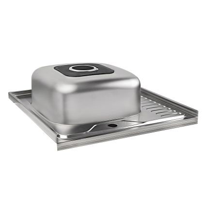 Кухонна мийка Brinex 6060-L 0,6 мм Satin (BRIN6060LSAT06) - 4