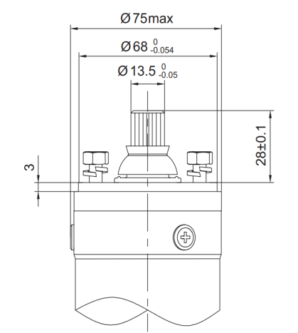 Насос відцентровий 0.92 кВт H 117(88)м Q 45(30)л/хв Ø80мм mid DONGYIN (778104) - 2