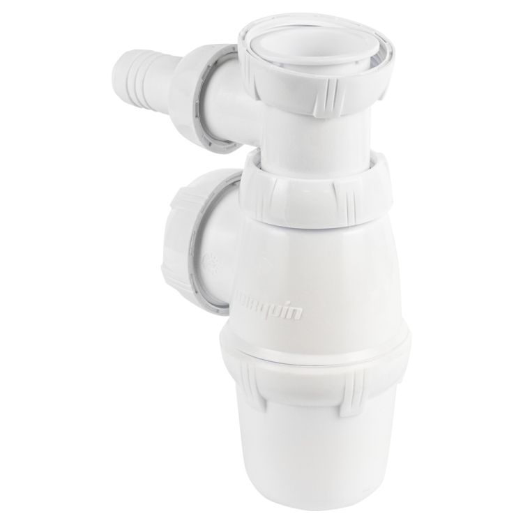 Сифон для кухонной мойки с подводом 1½&amp;quot;×Ø40мм WIRQUIN (9542820) - 2