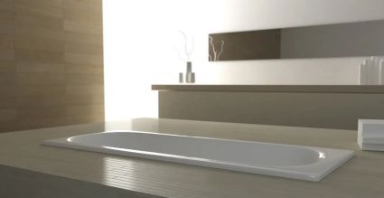 Ванна сталева 160х70 см (2,3 мм) без ніг INSANA SMAVIT - 3