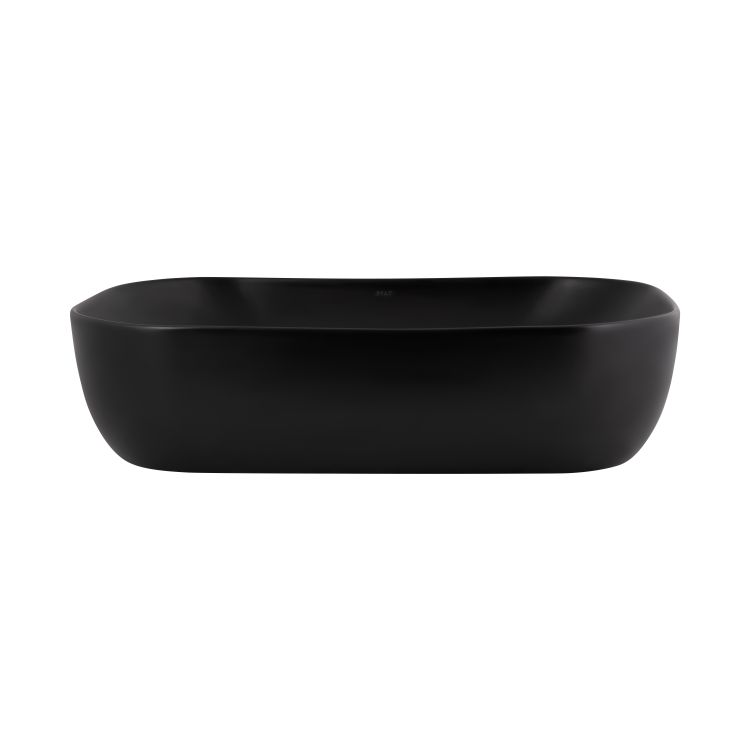 Раковина-чаша Qtap Robin 610х400х145 Matt black QT132143PMBMBN - 3