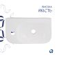 Раковина Qtap Tern 450х250х158 White QT1711H02LW - 4