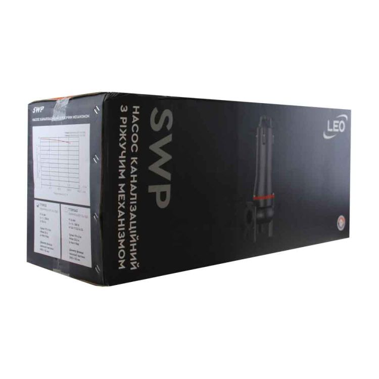 Насос канализационный 1.5кВт Hmax 23.м Qmax 170л/мин (с режущим механизмом) LEO 3.0 (773953) - 6