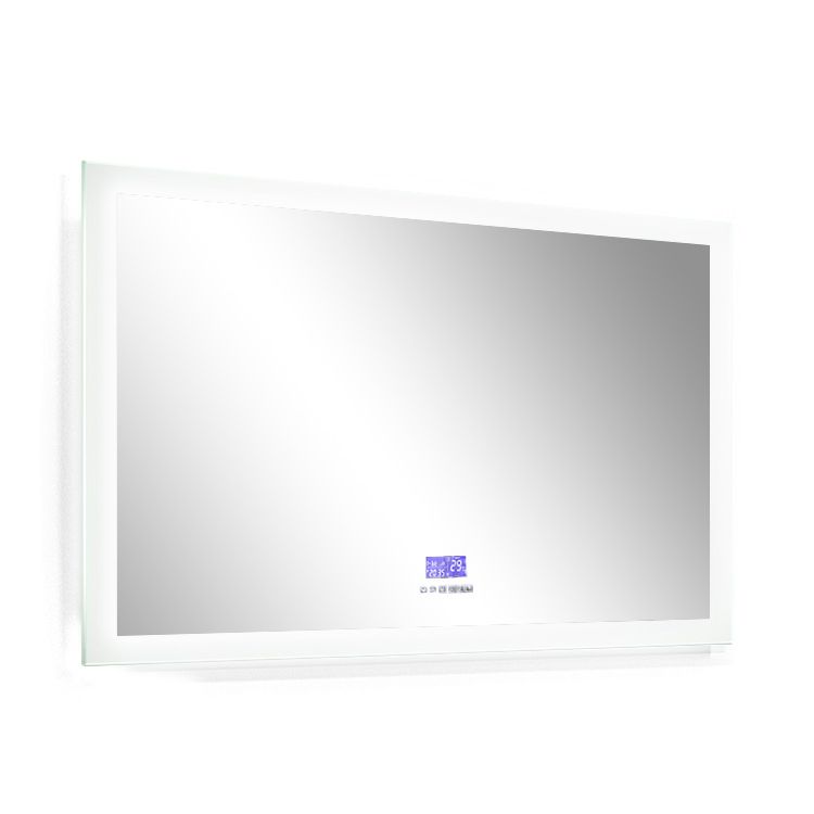 Зеркало 100*80 см, с подсветкой, bluetooth, дата, время, температура, радио (мебель под умывальник VERITY LINE) - 1