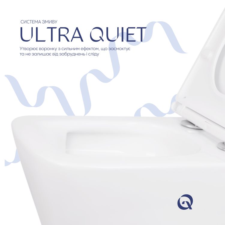 Унітаз підвіснийTern із сидінням Soft-close QT1733052EUQW, Q-tap - 5