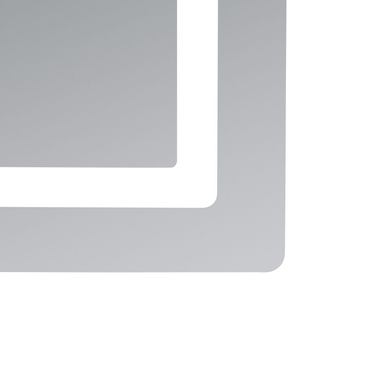 Дзеркало Lidz Kubis 700х800 з LED-підсвічуванням Touch, з антизапотіванням, з димером, рег. яскравості LD78LF9047080 - 8