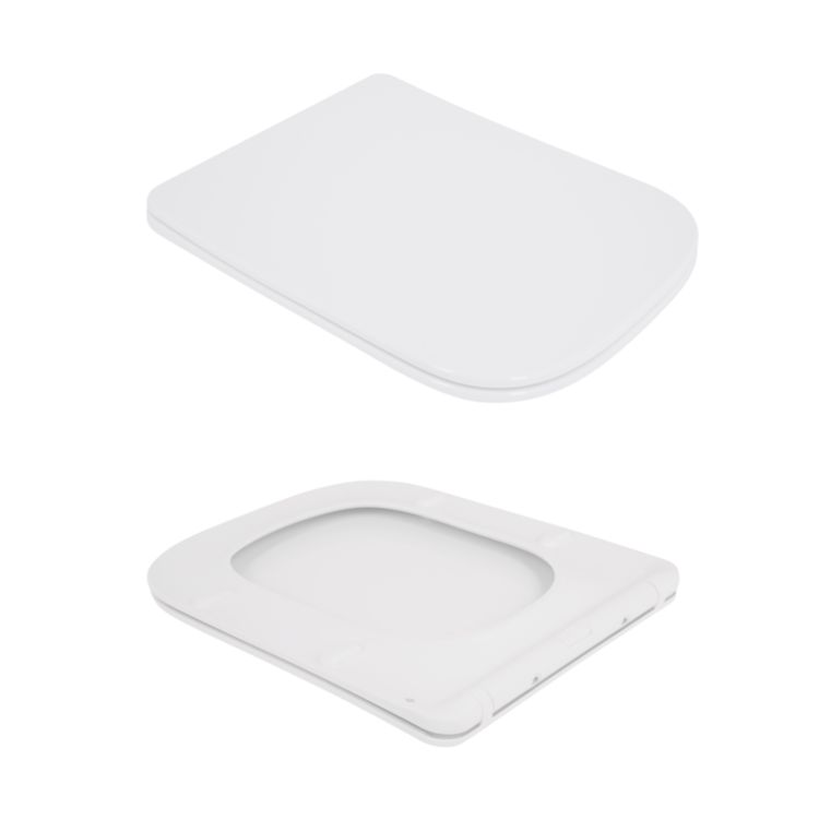 Унитаз подвесной Qtap Crow безобедочный с сиденьем Soft-close QT05335170W - 8