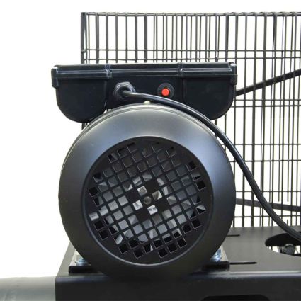 Компресор двоциліндровий ремінною 2.5 кВт 396л/хв 10бар 100л (2 крана) Sigma (7044151) - 5