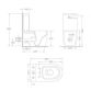Унітаз підлоговий Qtap Jay Ultra Quiet з сидінням Soft-close 640x360x835 мм QT07222175TW White - 3