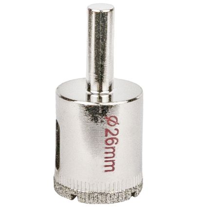 Коронки алмазные по керамике и стеклу Ø26мм Sigma (1541261) - 2